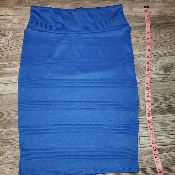 LuLaRoe Dresses & Skirts - Lularoe Royal Blue Skirt 💙💙💜💜💙💙